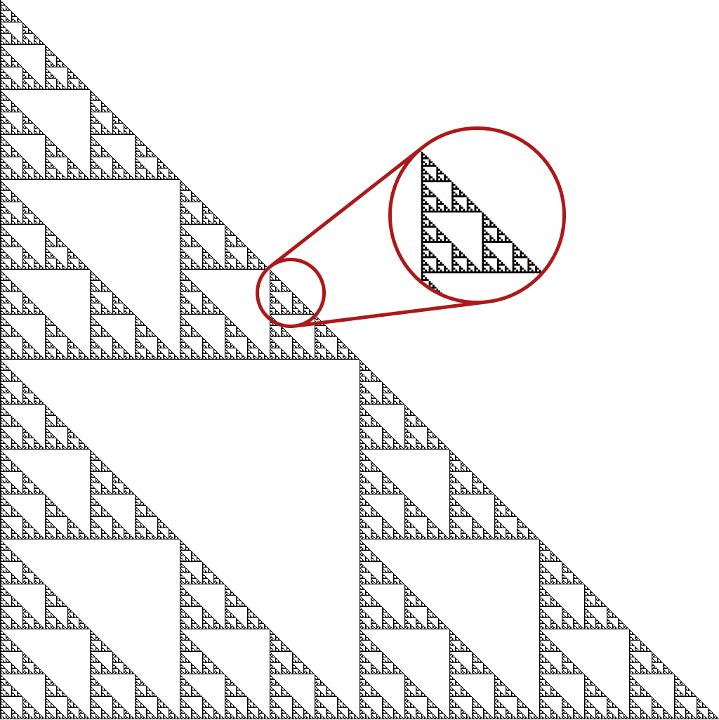 11th iteration of the triangle
