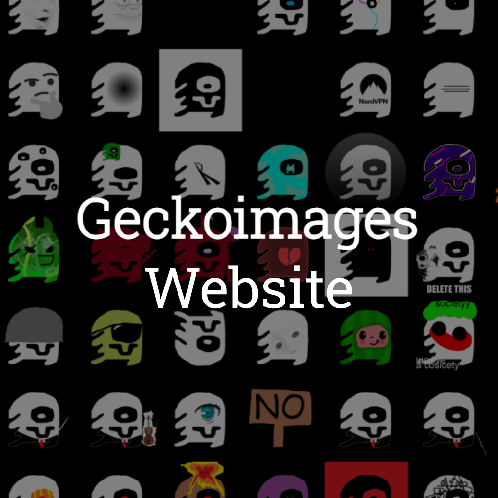 The search page of the geckoimages website