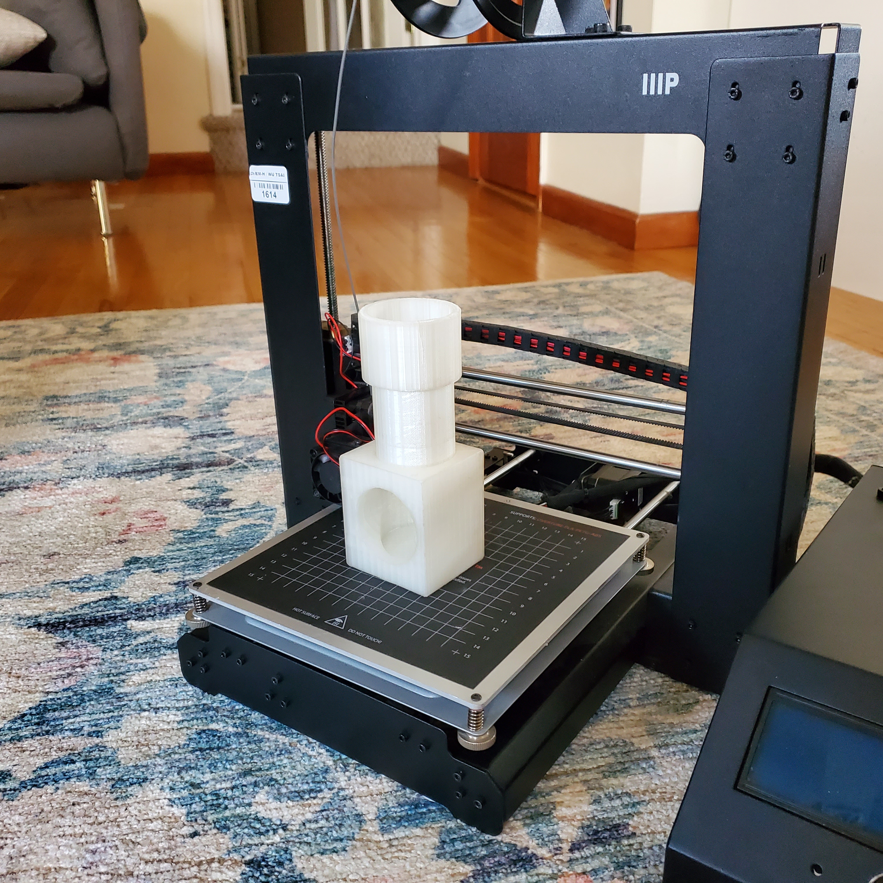 The very first design I made with the printer it was printed on