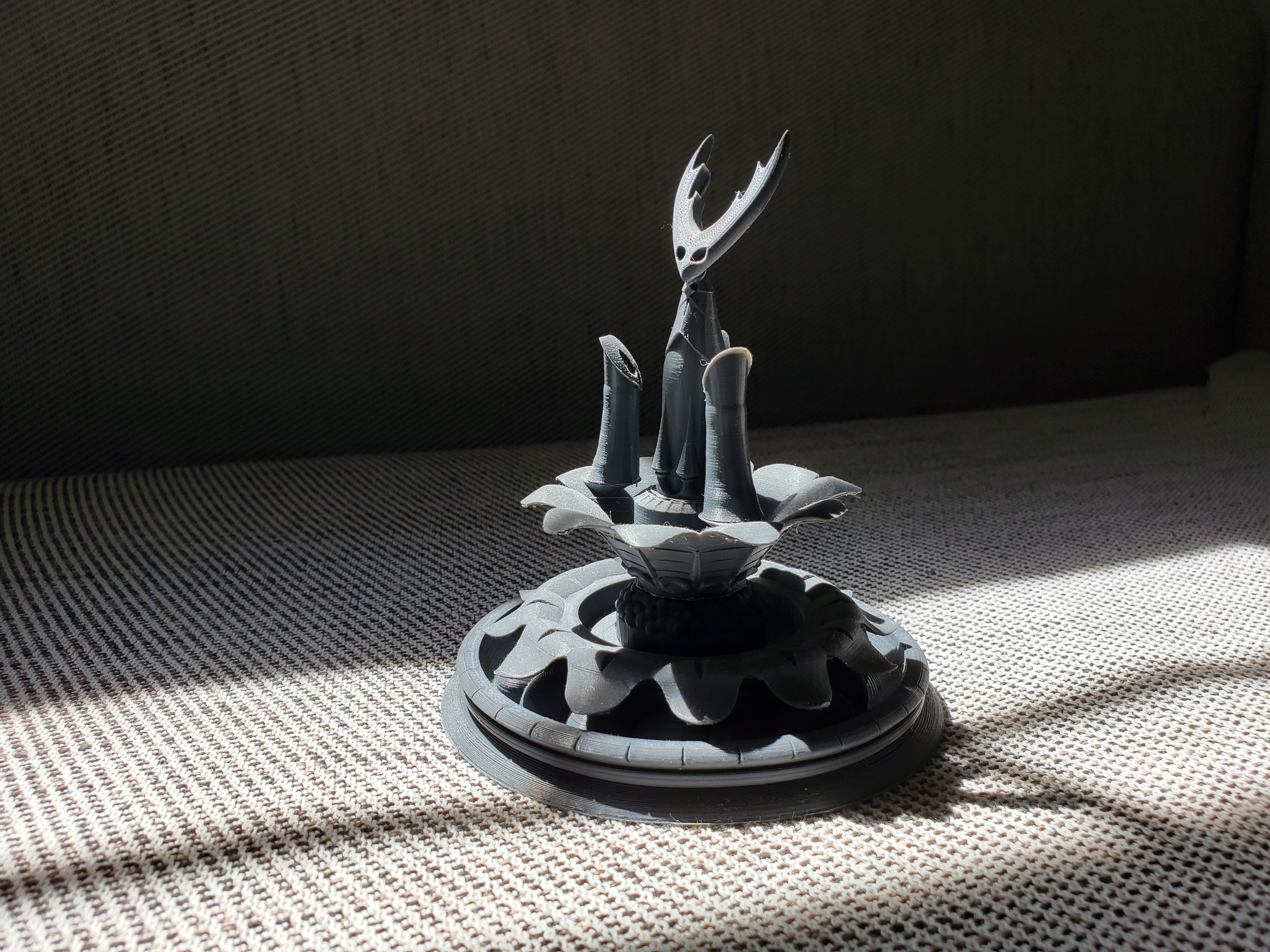 A shot of the finished fountain