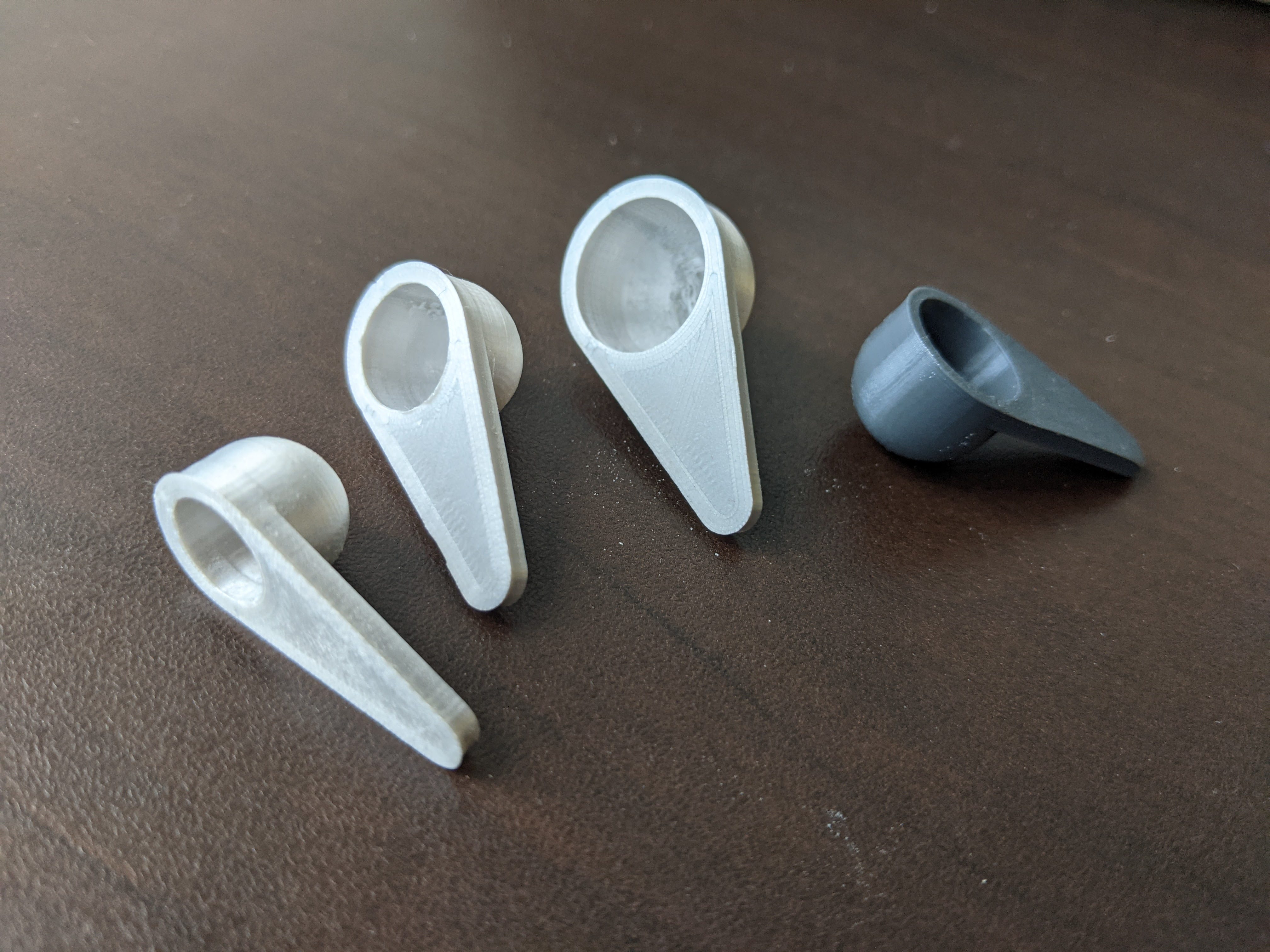  The scoops give a fixed amount of powder