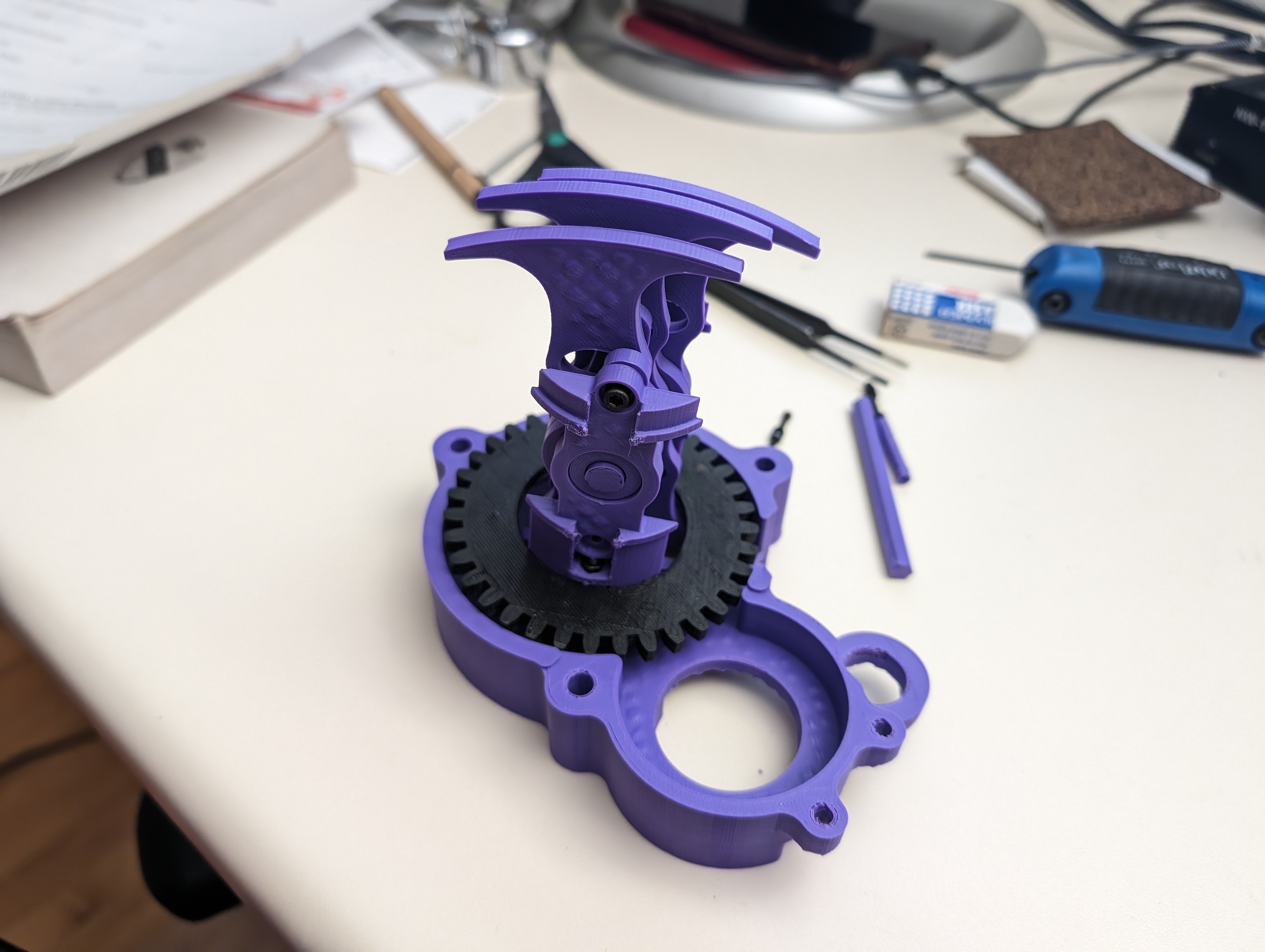 An early 3D-printed prototype