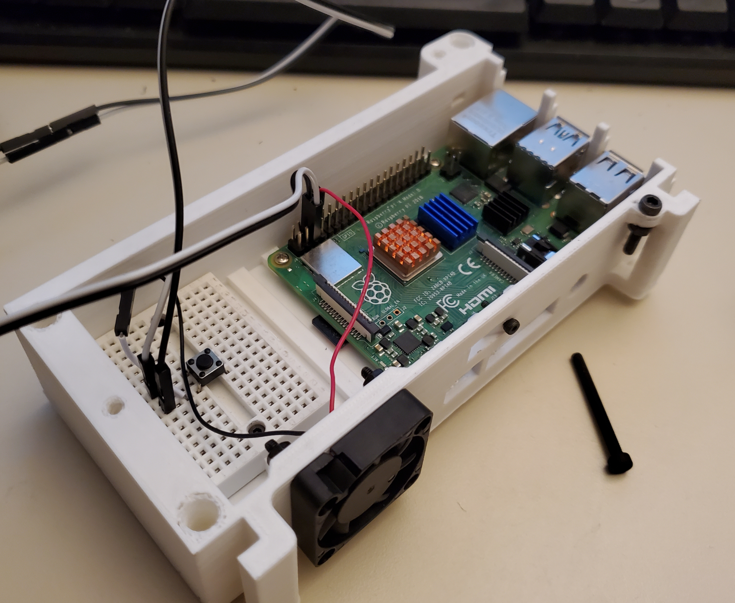 The internals of the laptop