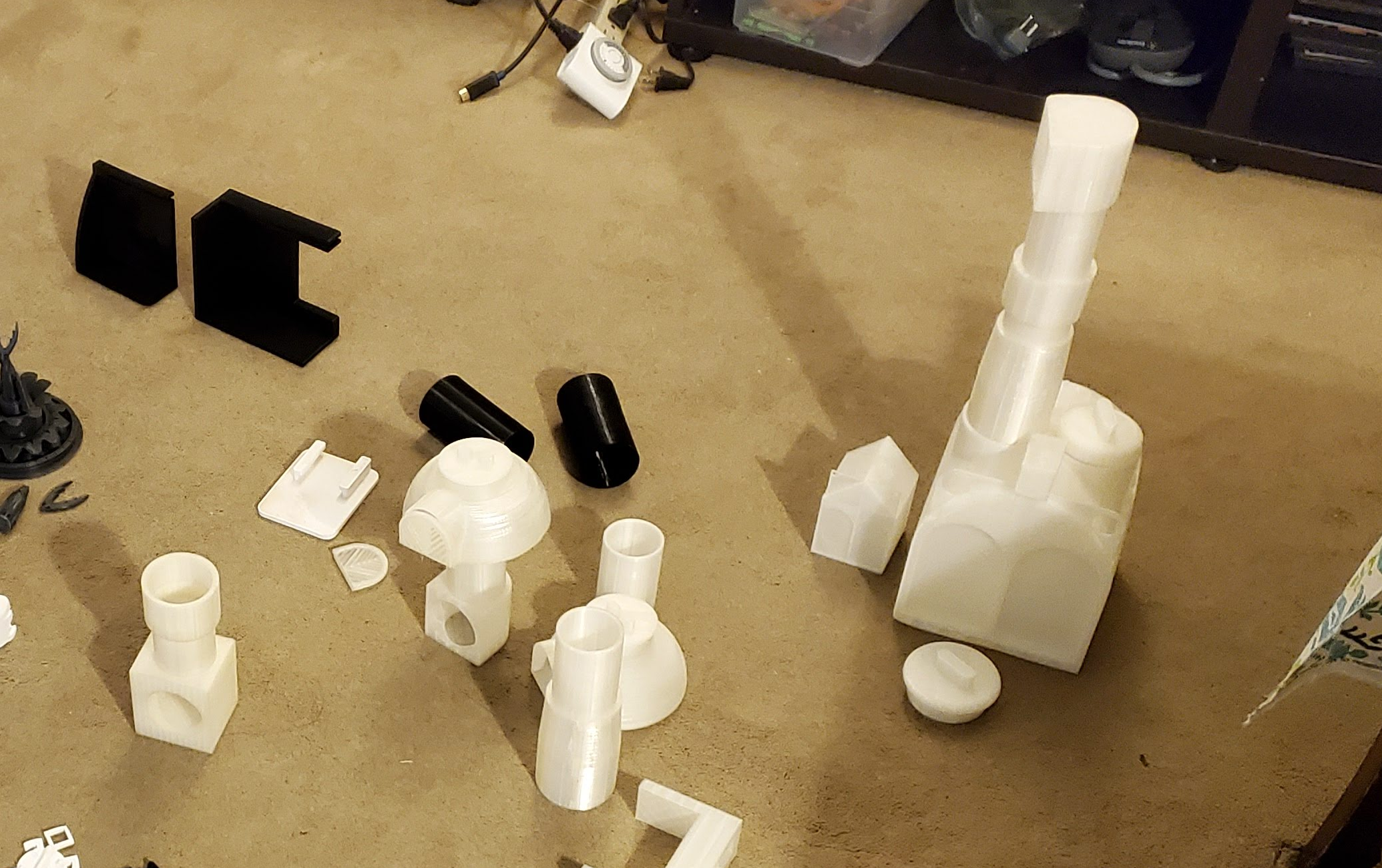 Various designs made for the project